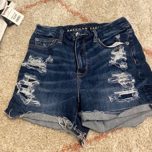 american eagle jean  shorts